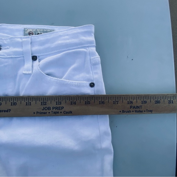 AG Ex-Boyfriend Slouchy Slim Crop Jeans 1 Year Base White Size 24 00 - Picture 12 of 16